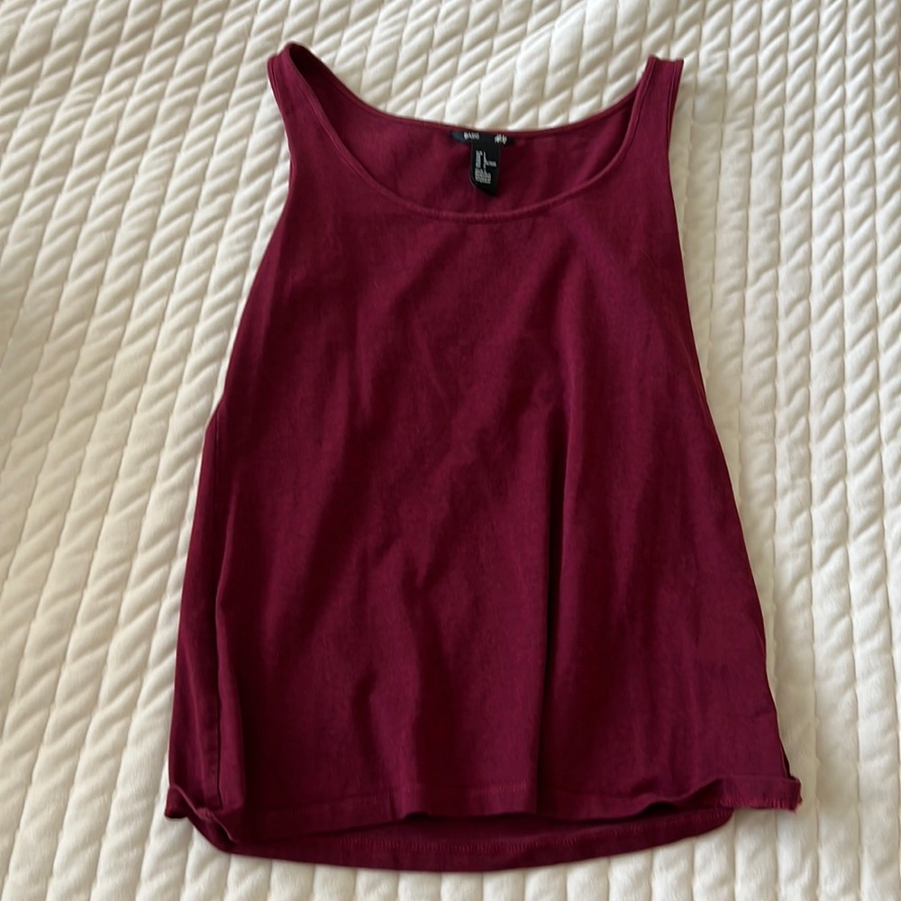 Burgundy H&M Tank Top (049)
